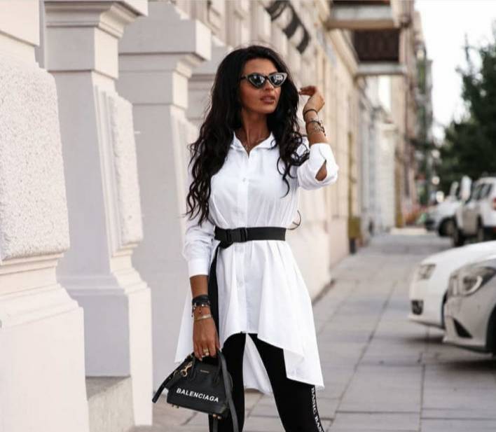 Модные Черно Белые Платья